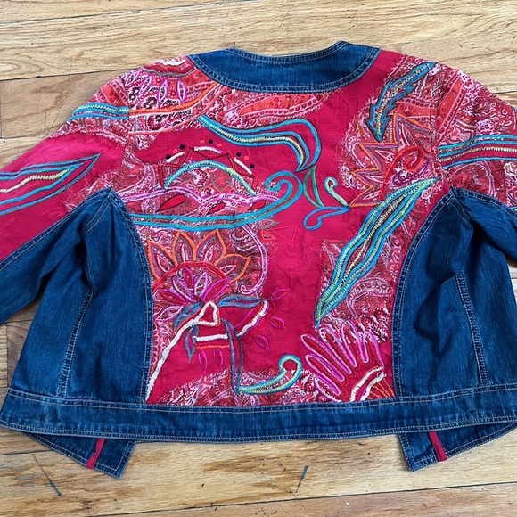 Embroiderd Jean jacket - Picture 5 of 5
